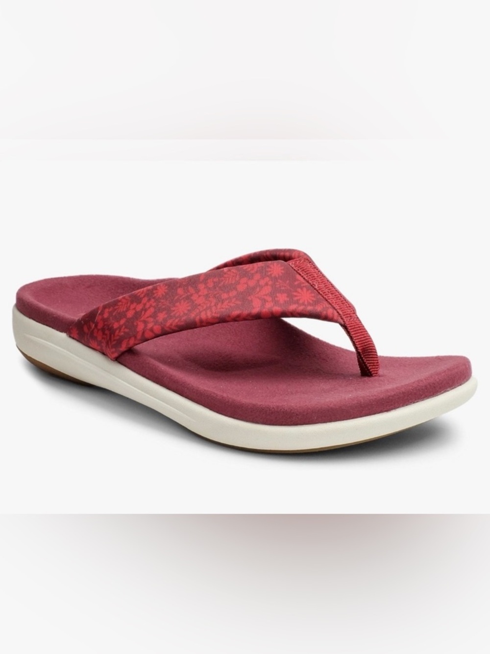 REVITALIGN Women's Rumba Red Comfort Flip-Flop Size 10